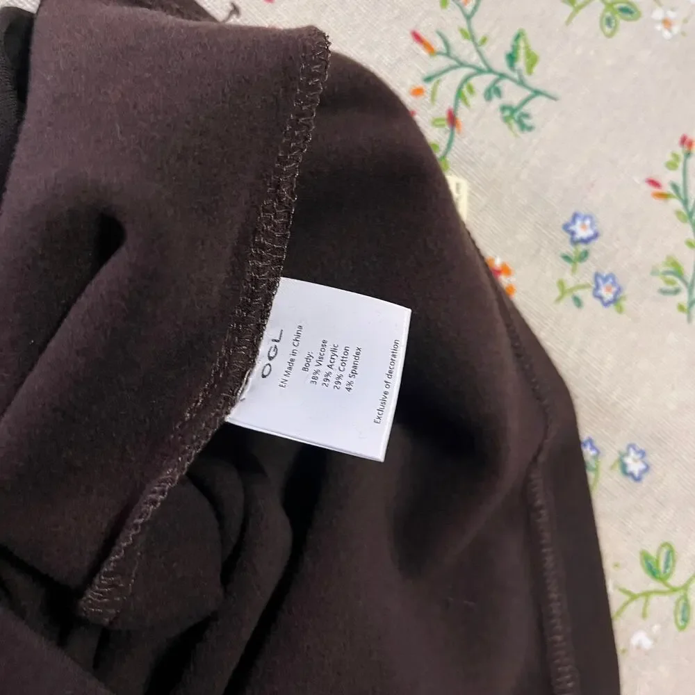 OGL Women's Maxi Skirt in Dark Brown - Picture 6 of 10